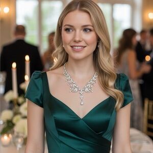 Faux Diamond necklace